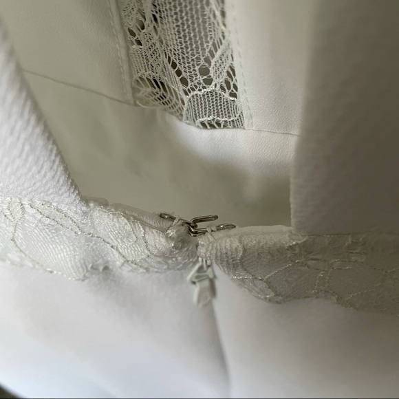 BCBGeneration Lace Trimmed Fit & Flare Dress - Picture 14 of 15